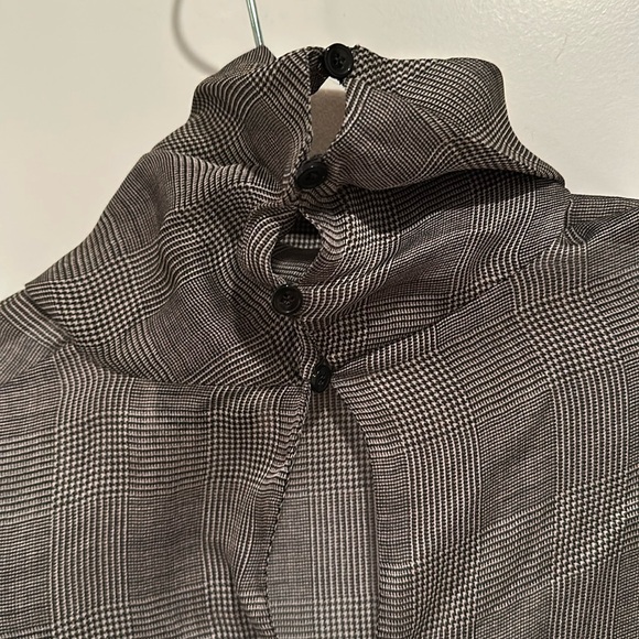 NWT Saint Laurent Sheer Blouse - Picture 12 of 14